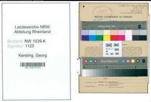 Entnazifizierung Georg Kersting , geb. 05.04.1904 (Lokfuehrer)