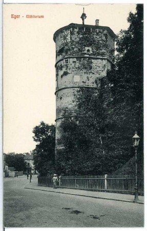 Eger (Böhmen). Mühltorturm der Kaiserburg