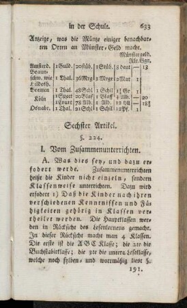 Sechster Artikel.
