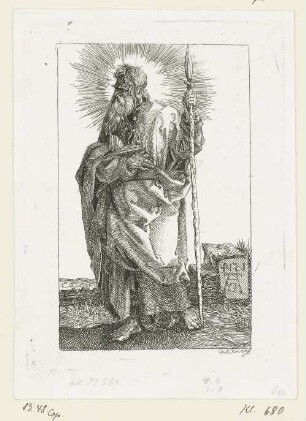 Apostel Thomas, aus: "Fünf Apostel"