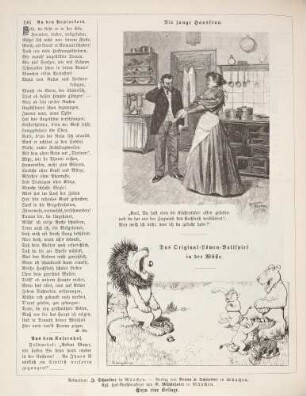 "Die junge Hausfrau" "Das Original-Löwen-Ballspiel in der Wüste"