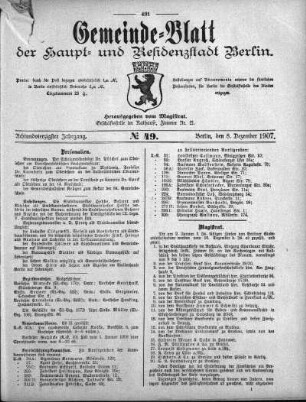 1907,49: No. 49, 8. Dezember 1907