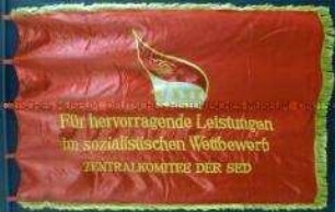 Fahne der Sozialistischen Einheitspartei Deutschlands zum VIII. Parteitag der SED