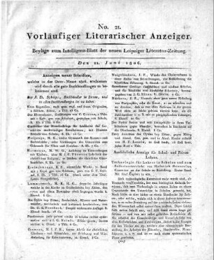 1806-06-21 : 21. Stück