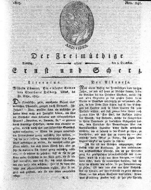 Nro. 241, Dienstag den 3. December