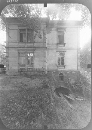 Dresden-Neustadt, Bautzner Straße 96. Marcolinische Meierei. Villa (1790). Ansicht während der Sanierung