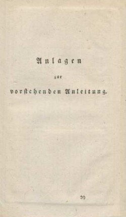 Anlagen zur vorstehenden Anleitung