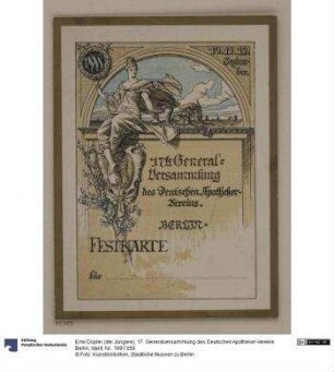 17. Generalversammlung des Deutschen Apotheker-Vereins Berlin