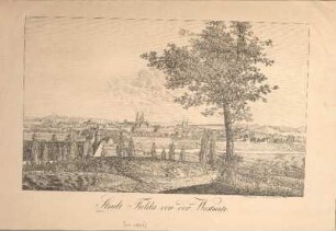Stadt Fulda von der Westseite