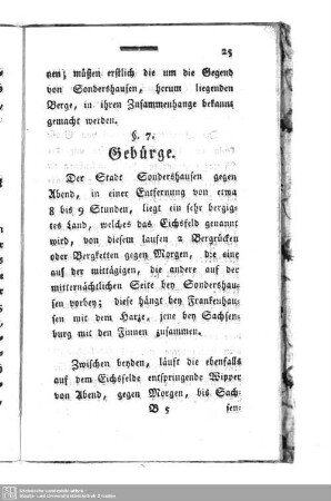 §. 7. Gebürge.