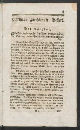 Christian Fürchtegott Gellert