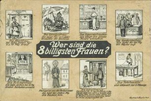 Wer sind die 8 billigsten Frauen?