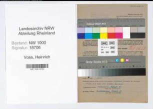 Entnazifizierung Heinrich Voss, geb. 02.10.1910 (Tankwart)