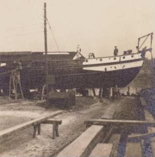 Elbfischer, Schiffswerft, Schleppkahn