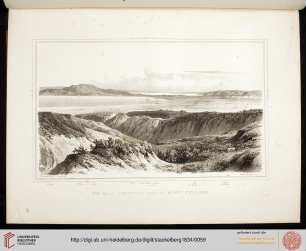 Planche 58: Vue de la Corinthe prise du Mont Cyllène