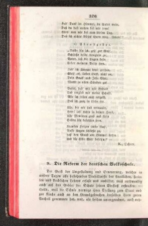 ¬Die¬ Reform der deutschen Volksschule