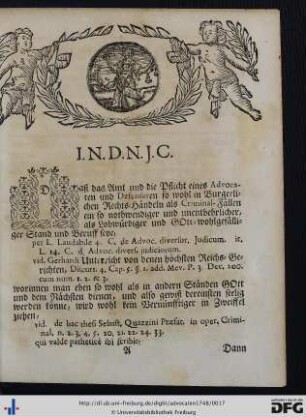 Etwas von Advocaten und Procuratorn.