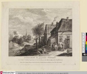 Delassement de paysans Flamands