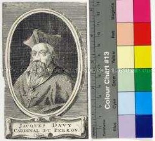 Porträt des französischen Kardinals Jacques Davy du Perron