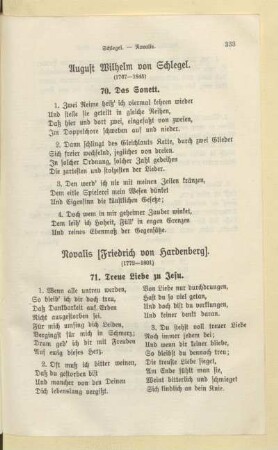 [1. Die Zeit der romantischen Dichtung]