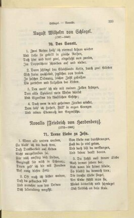 [1. Die Zeit der romantischen Dichtung]