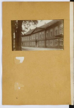 Prinzenpalais, Ludwigslust: Ansicht (aus: Skizzen- und Fotoalbum 28)