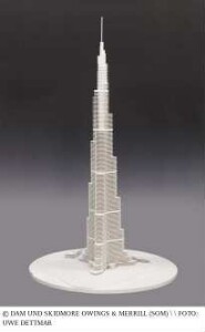 Burj Khalifa - Modell des Gesamtgebäudes