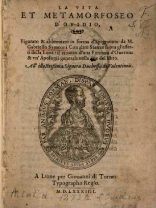 La vita et metamorfoseo d'Ovidio