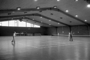 Einweihung der neuen Spiel- und Sporthalle der Turnerschaft Durlach 1846 e.V. im Gewann "Auf der unteren Hub"