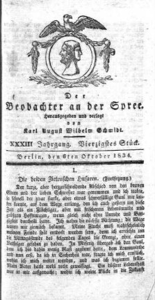 40. Stueck, 6. Oktober 1834
