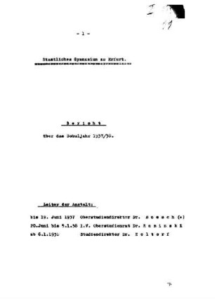 1937/38: Bericht ... - 1937/38