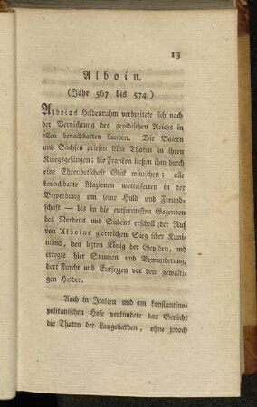 Alboin. (Jahr 567 bis 574.)