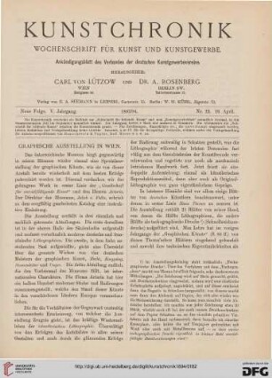 Heft 22 (19. April 1894)