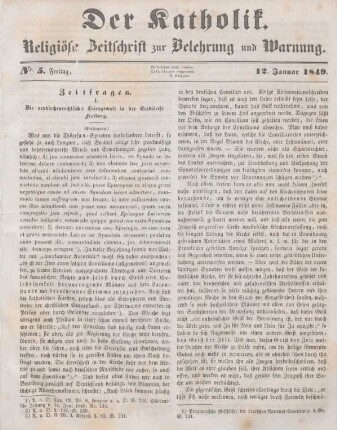 17-19 Zeitfragen : I. Die neukirchenrechtliche Laiengewalt in der Erzdiöcese Freiburg (Fortsetzung)