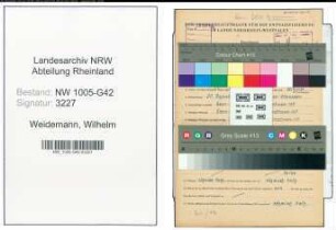 Entnazifizierung Wilhelm Weidemann , geb. 30.12.1900 (Strassenbahnfahrer)