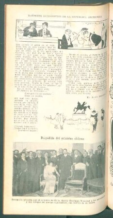 Despedida del ministro chileno - [Fotografía]