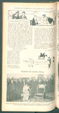 Despedida del ministro chileno - [Fotografía]
