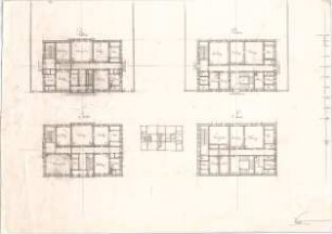 Voit, August von; Wohnhaus - Grundrisse