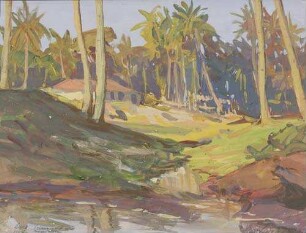 Bahia, Palmenwald mit Hütten