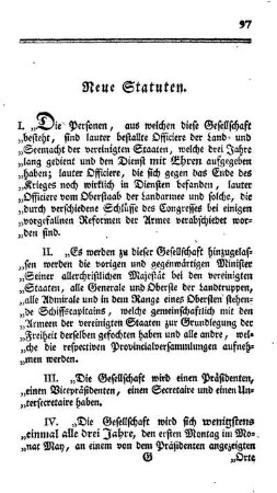 Neue Statuten