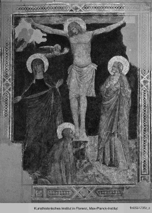 Kreuzigung mit maria, Johannes und Maria magdalena