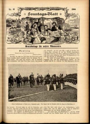 Ausgabe vom Sonntag, den 14. Oktober 1900.