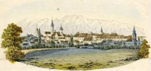 Hermannstadt. Briefkopf. Kolorierte Zeichnung