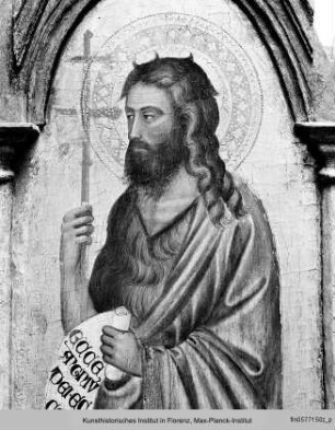 Maria mit Kind und Heiligen : Johannes der Täufer