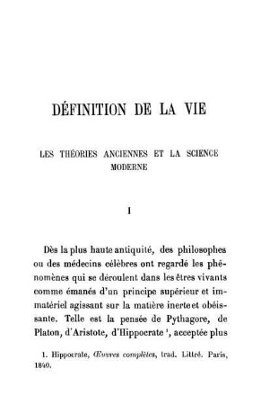 Définition De La Vie Les Théories Anciennes Et La Science Moderne