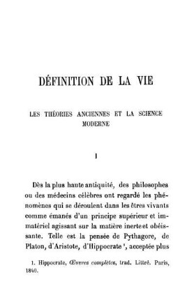 Définition De La Vie Les Théories Anciennes Et La Science Moderne