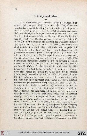 2: Kunstgewerbliches