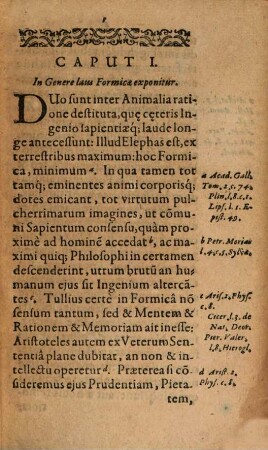 De formica liber unus