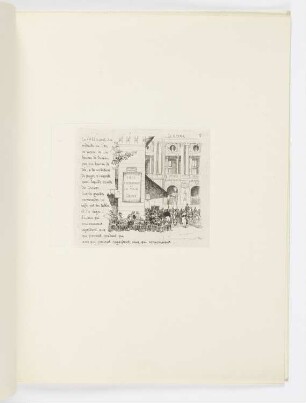 Café Restaurant de la Paix, Blatt 6 der Folge "Notes et dessins d’un japonais sur Paris pendant l’Exposition de 1878"