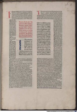 Corpus iuris civilis. Institutiones : mit der Glossa ordinaria von Accursius Florentinus